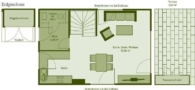 Grundriss EG Ist-Zustand - 120 qm Reihenmittelhaus in Velbert zur VERMIETUNG