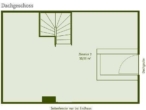 Grundriss DG Ist-Zustand - 120 qm Reihenmittelhaus in Velbert zur VERMIETUNG