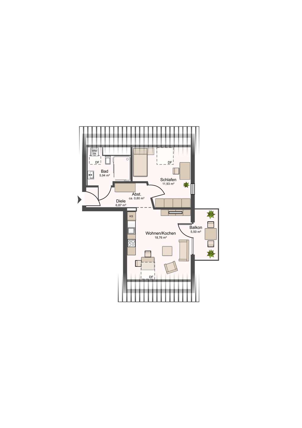 V28 Grundriss WE07
